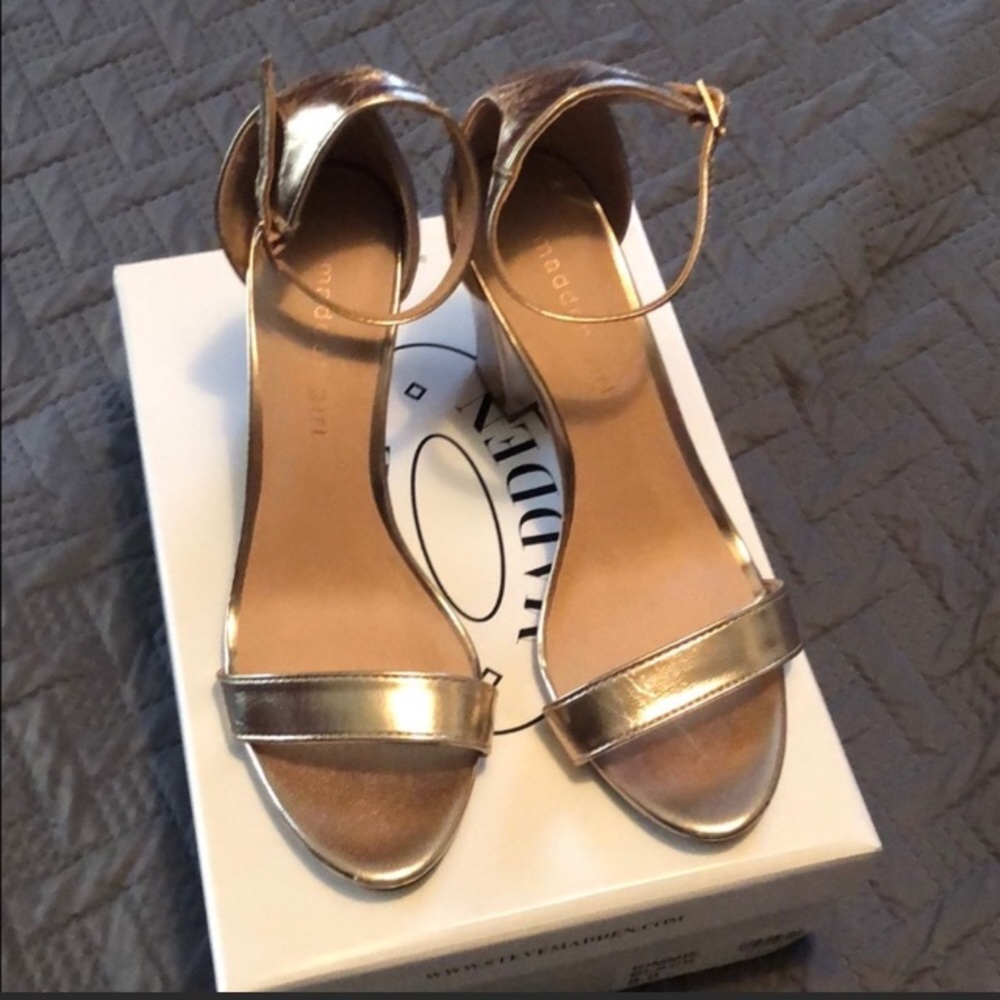 Madden Girl Beella Rose Gold Heel